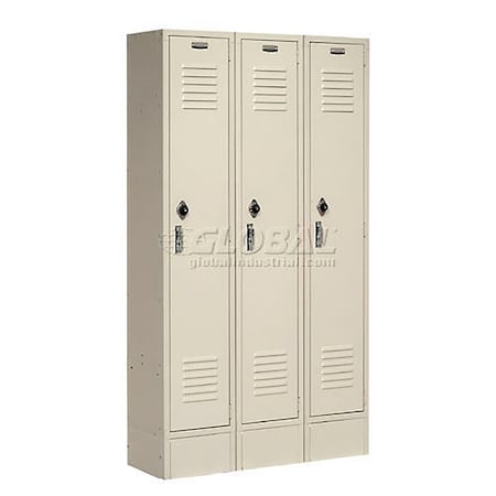 Global Industrial 36 in W, 15 D, 66 in H, Tan 652163TN
